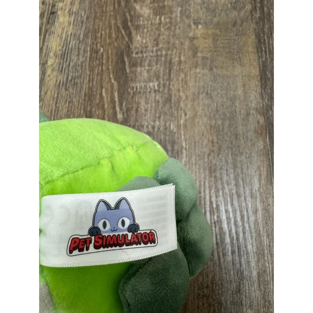 Pet Simulator‎ Turtle Plush Green Brown Cube Stuffed Animal Big Games PhatMojo